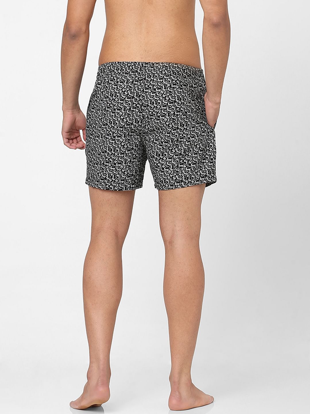 Black Arrow Printed Boxers