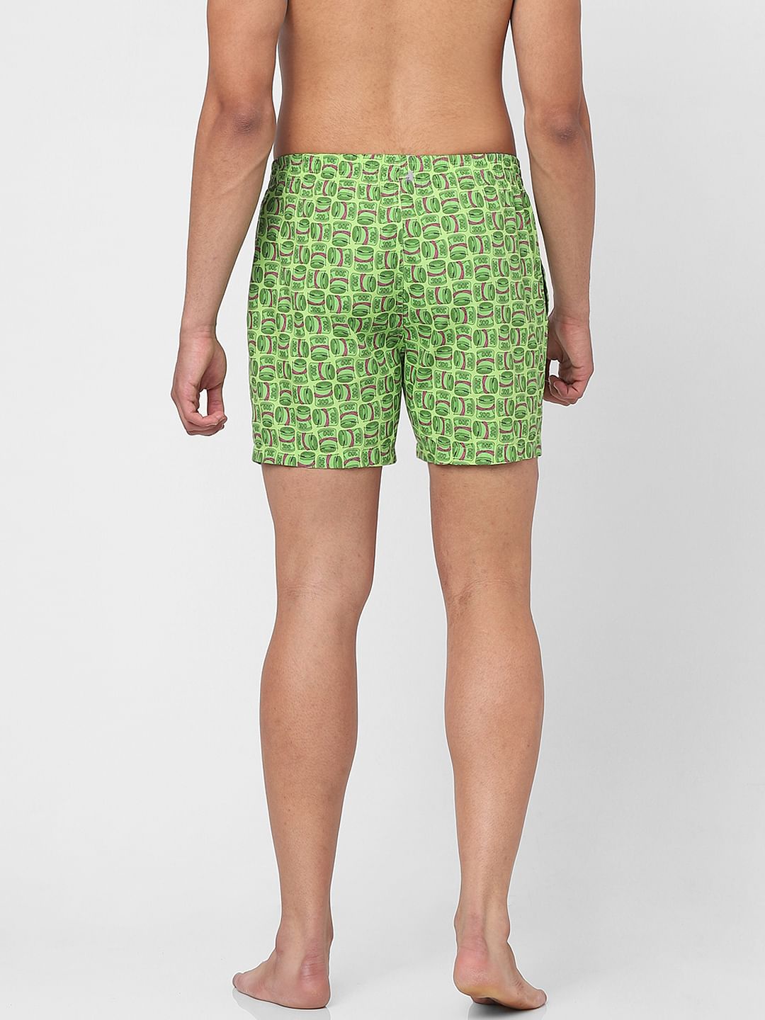Green Money Print Boxers