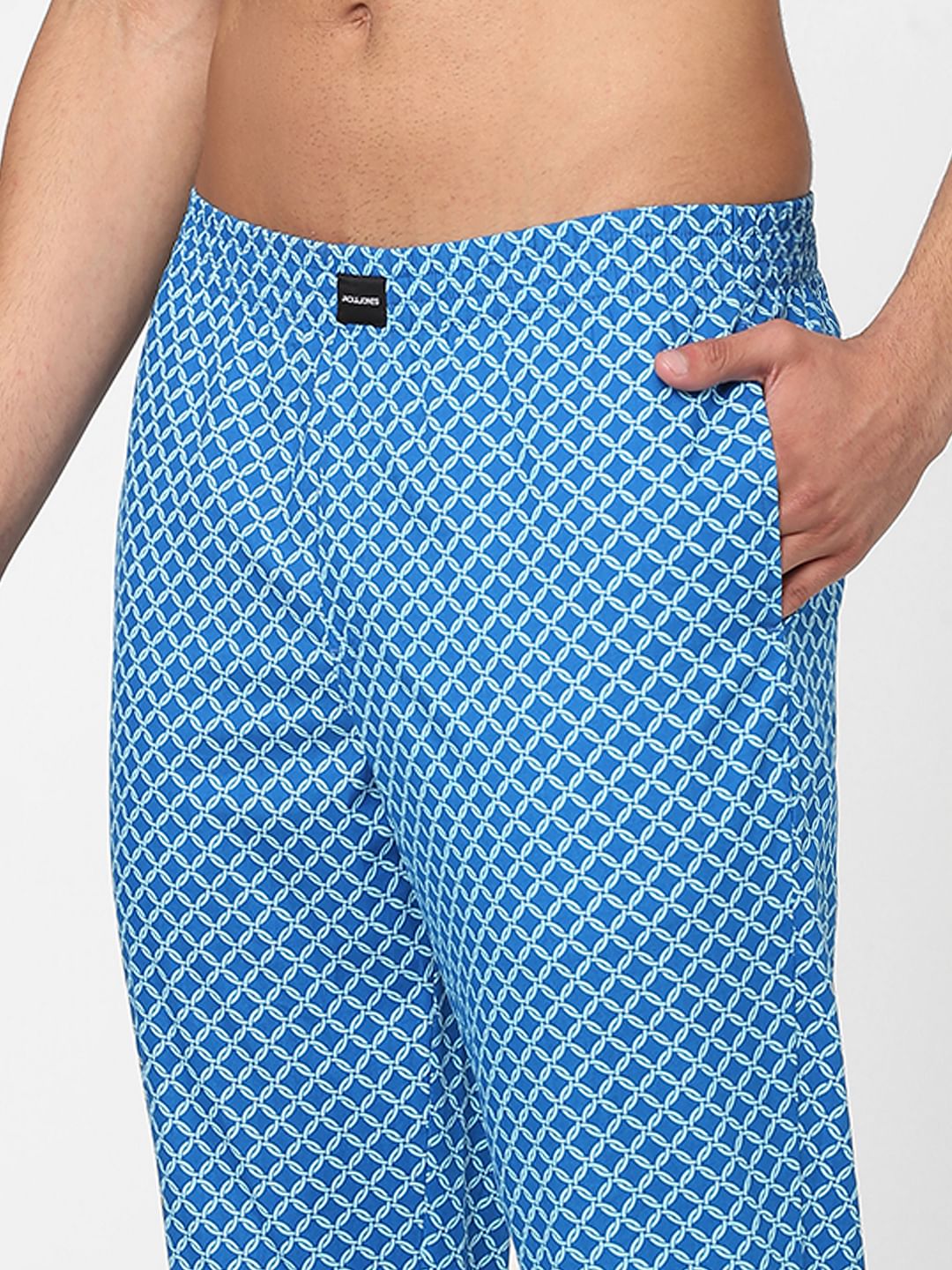 Blue Printed Pyjamas