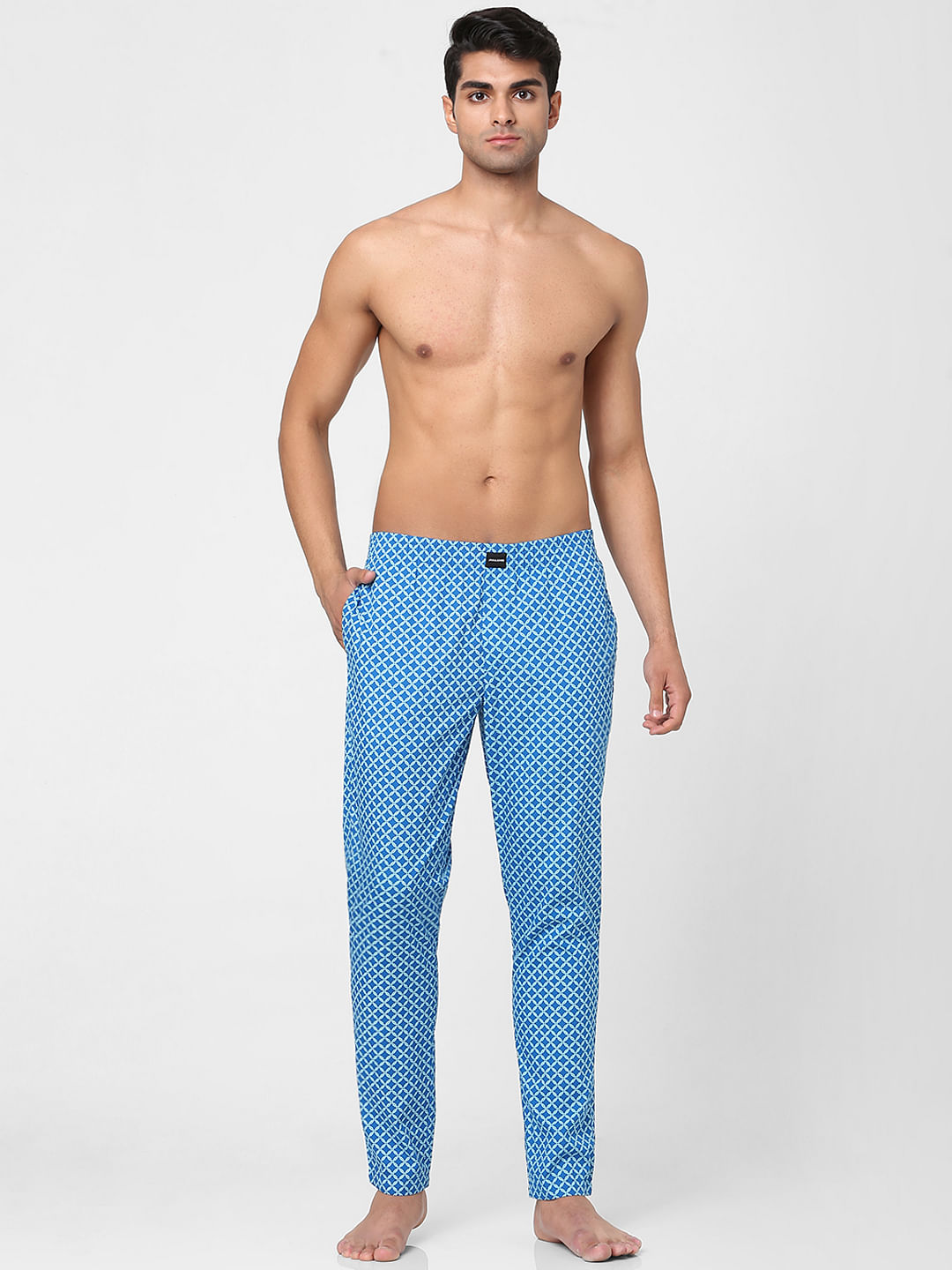 Blue Printed Pyjamas