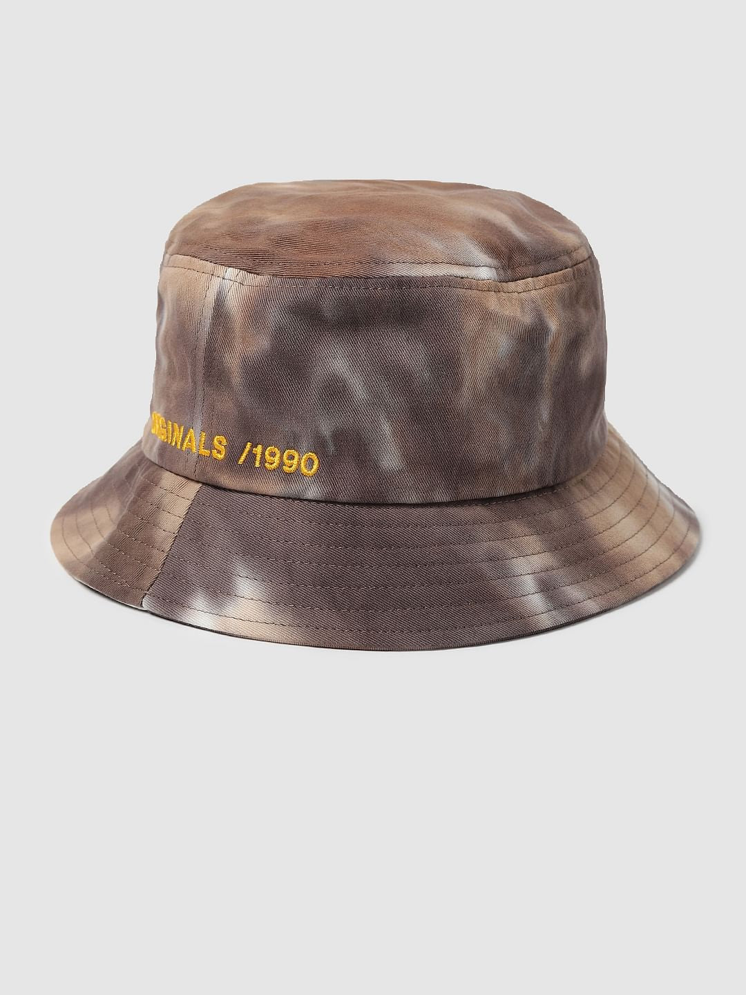 Brown Tie-Dye Bucket Hat