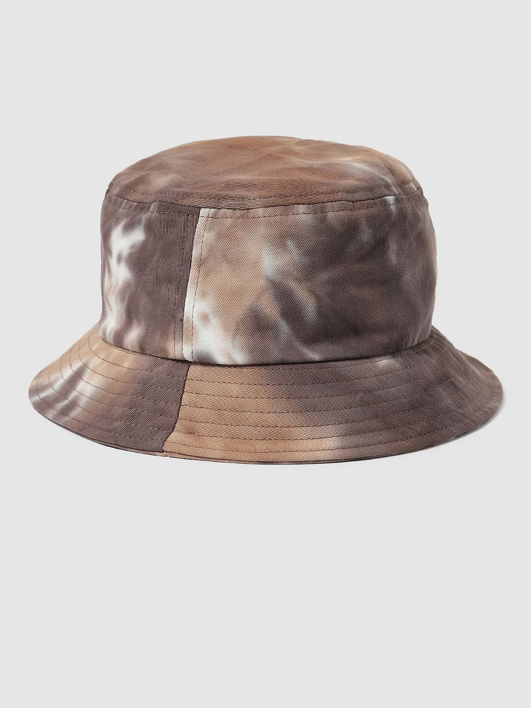 Brown Tie-Dye Bucket Hat