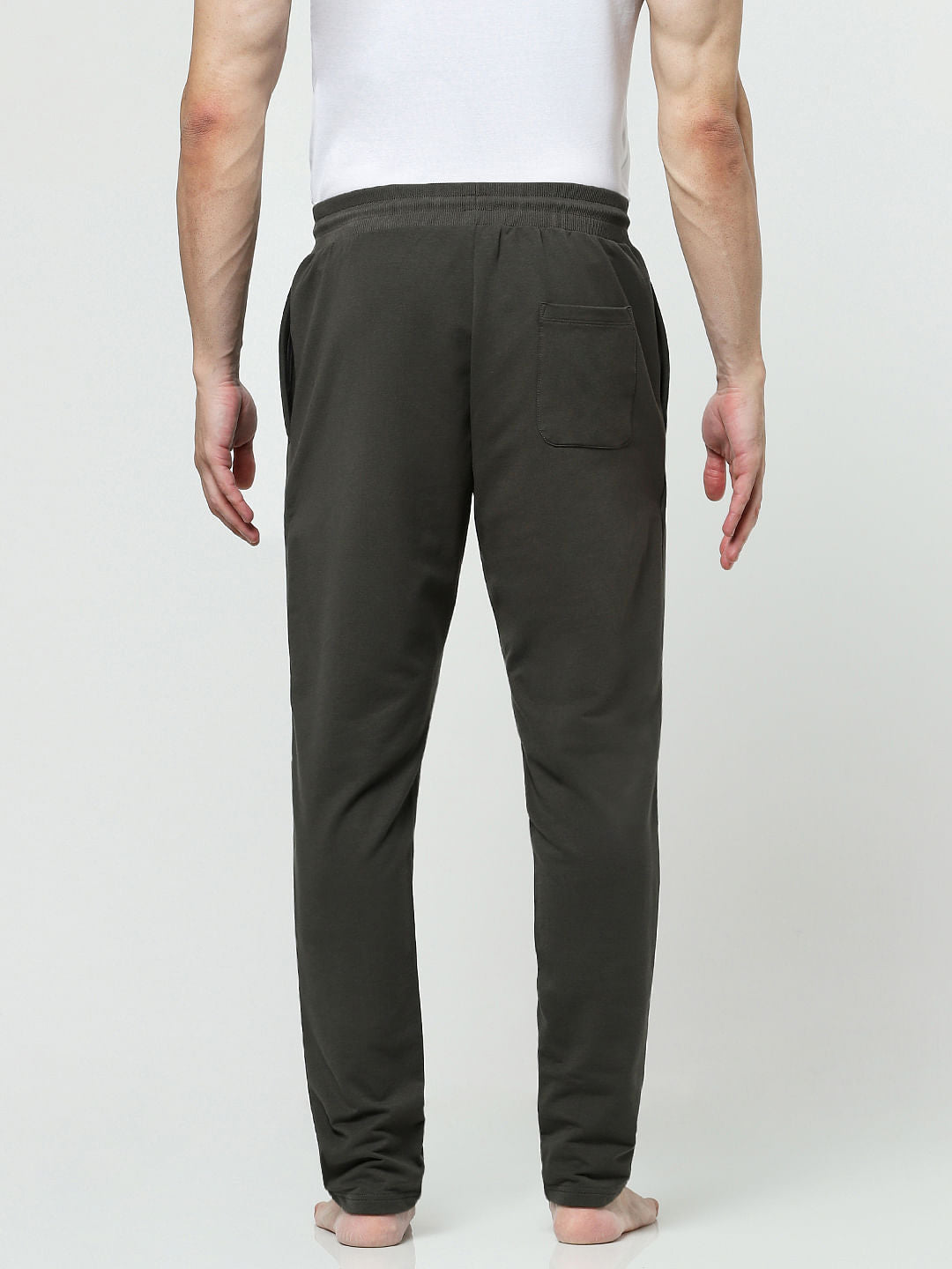 Black Low Rise Trackpants