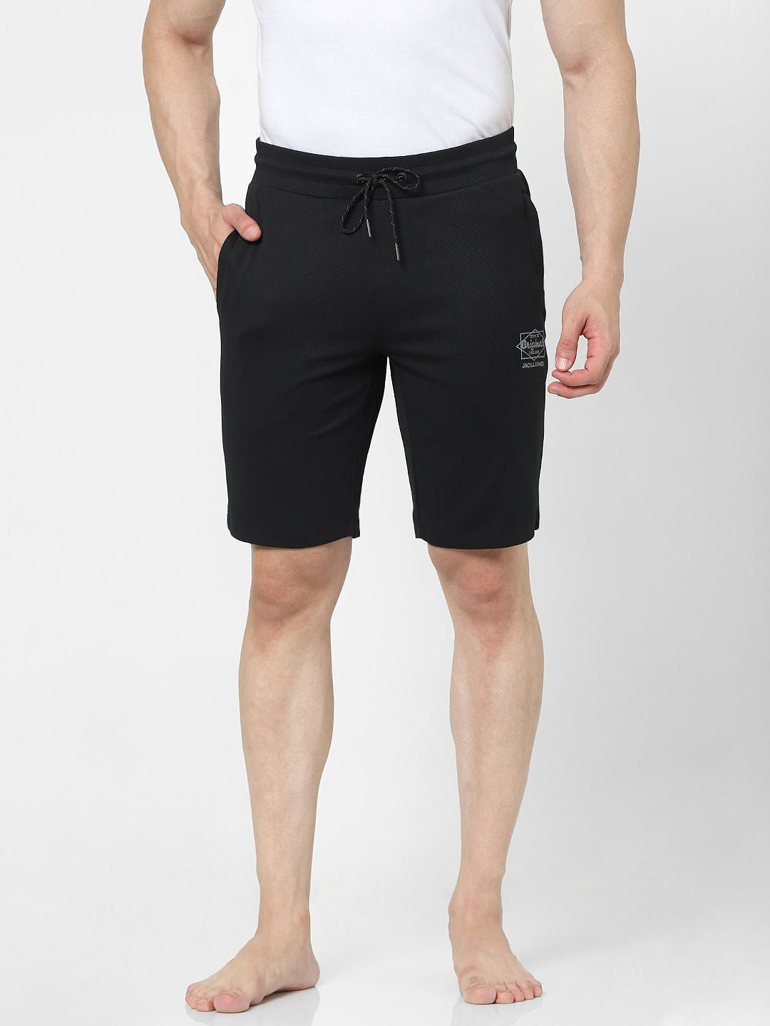 Black Sweatshorts