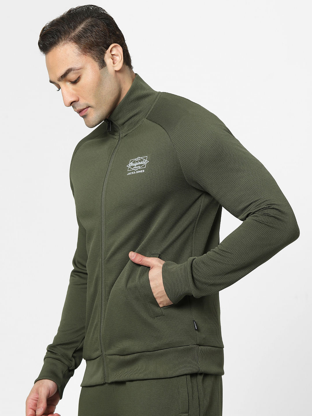 Olive Co-ord Sweatshirt