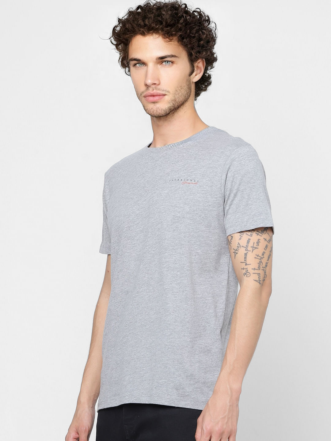 Grey Crew Neck T-shirt