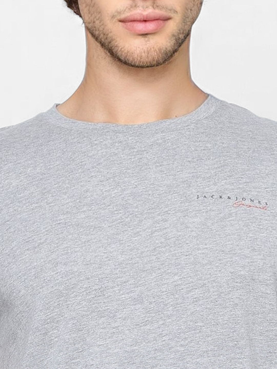 Grey Crew Neck T-shirt