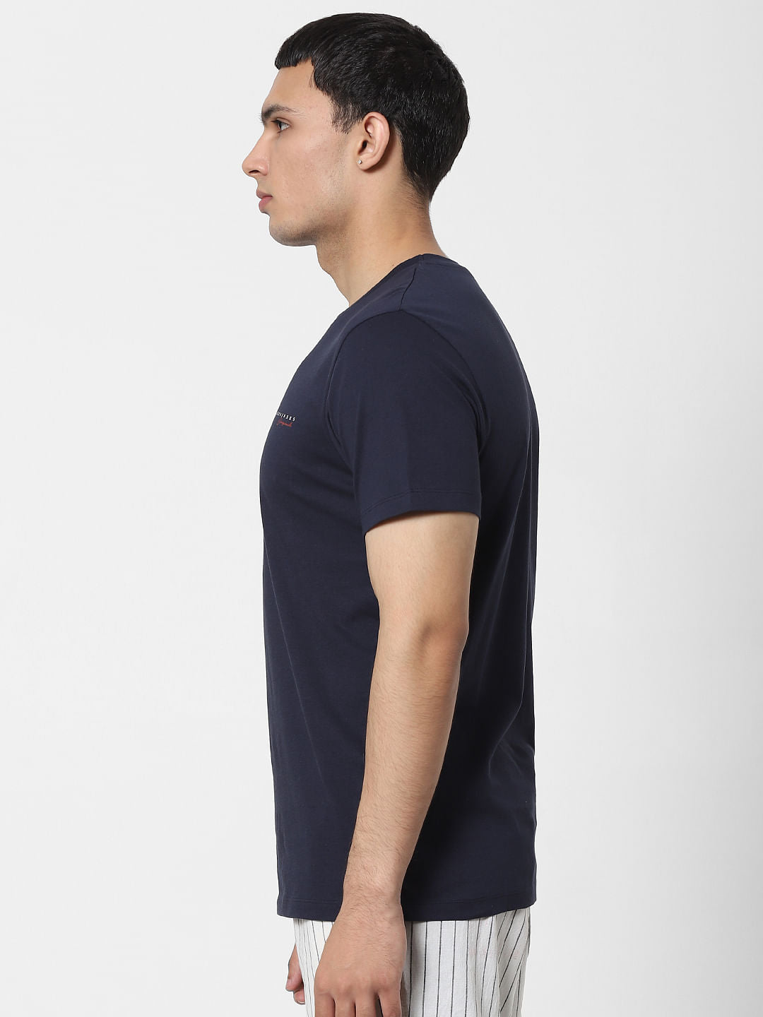 Navy Blue Crew Neck T-shirt