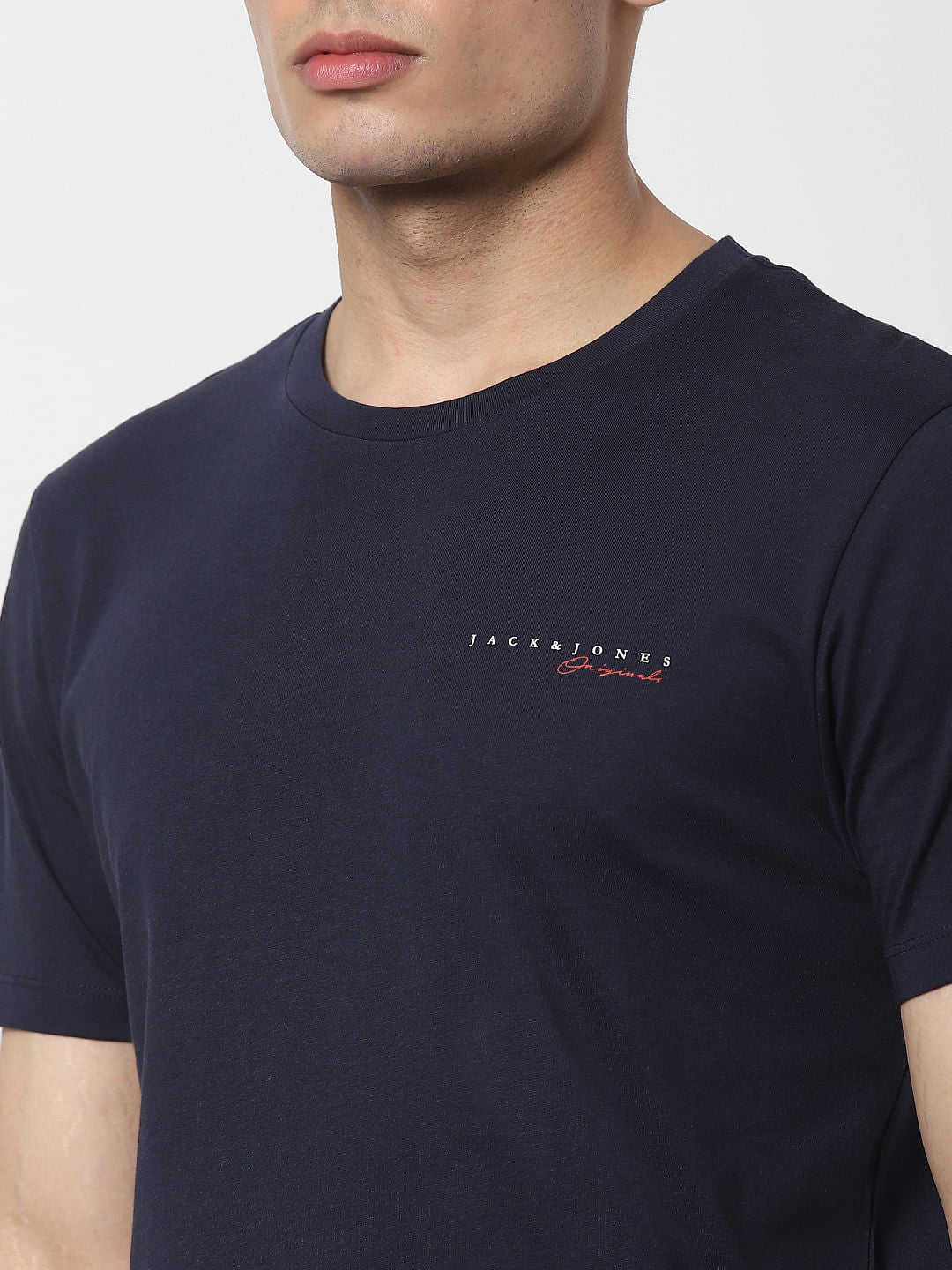 Navy Blue Crew Neck T-shirt