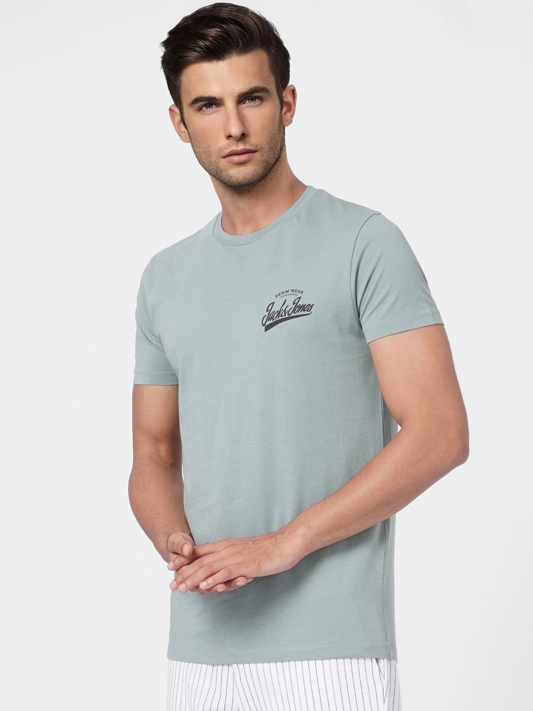 Green Crew Neck T-shirt