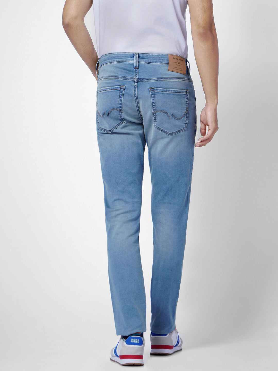 Light Blue Low Rise Distressed Ben Skinny Jeans