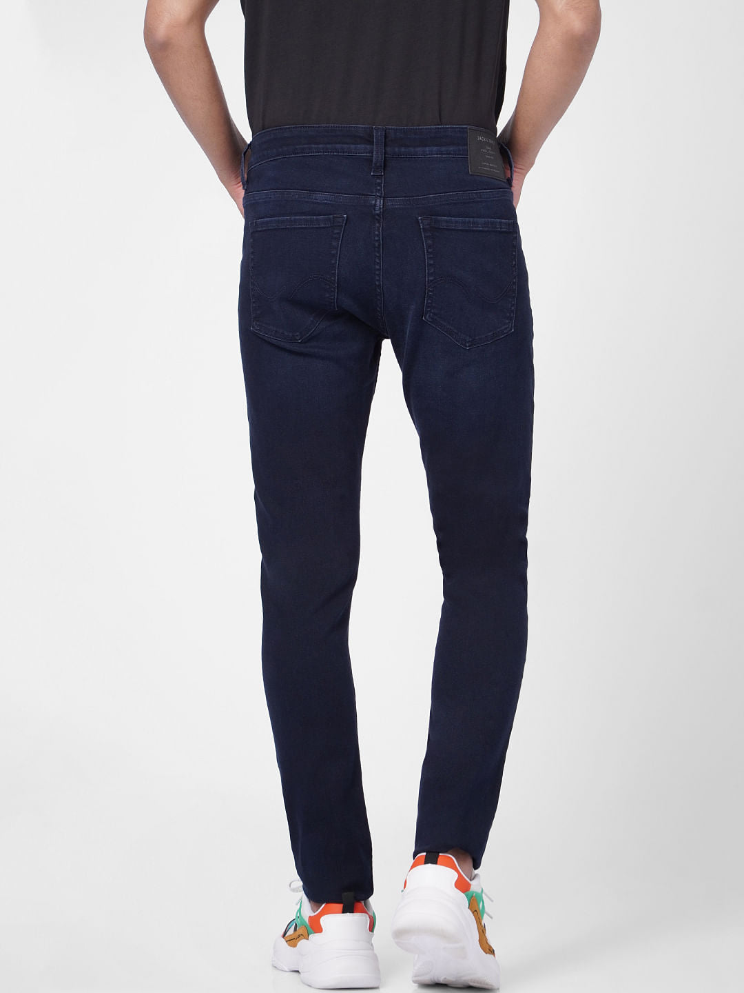 Dark Blue Low Rise Liam Skinny Fit Jeans