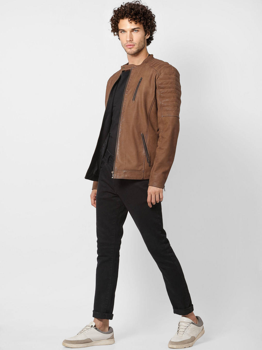 Brown Limited-Edition Pure Leather Jacket - S
