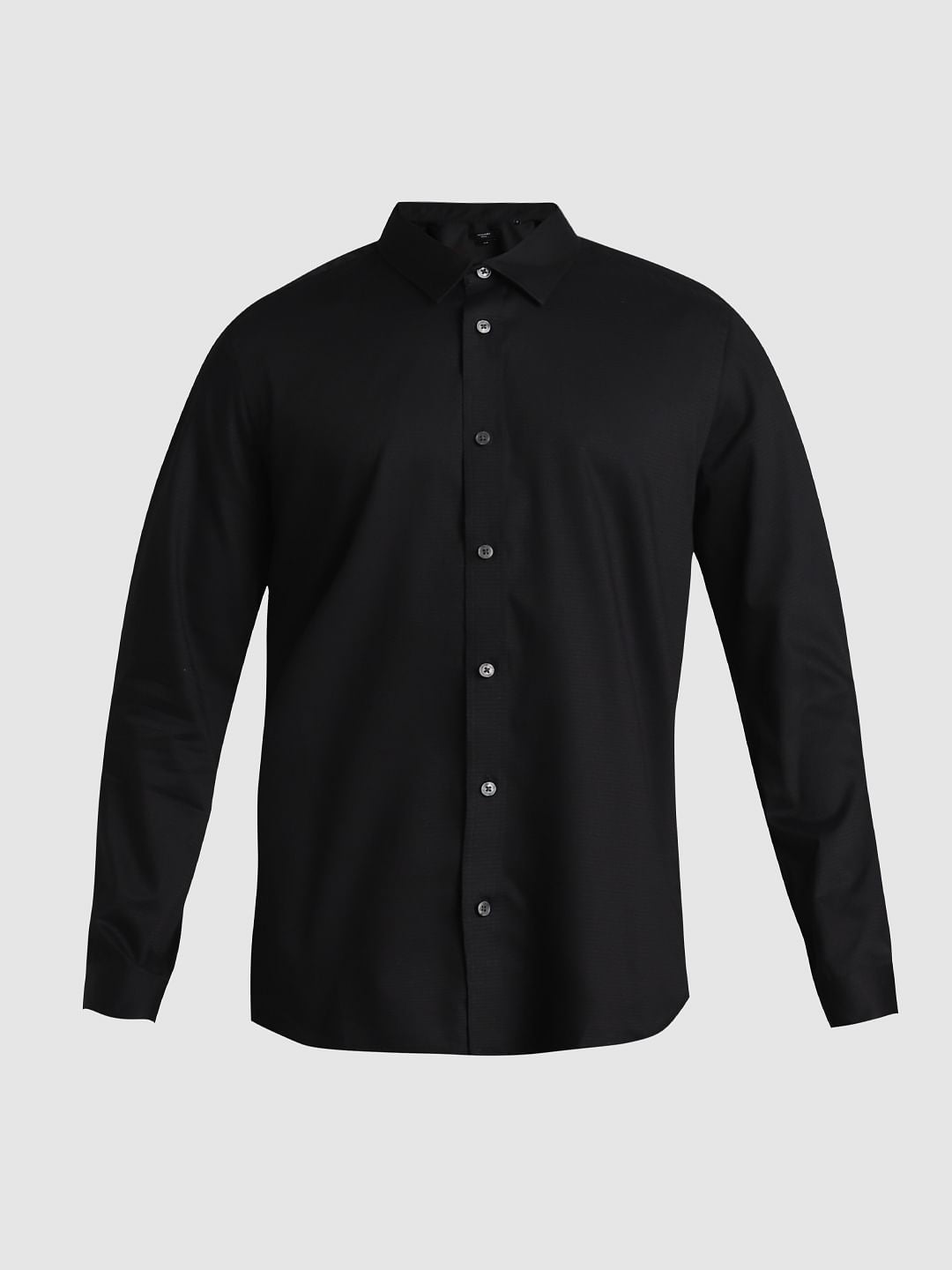 Black Formal Full Sleeves Shirt