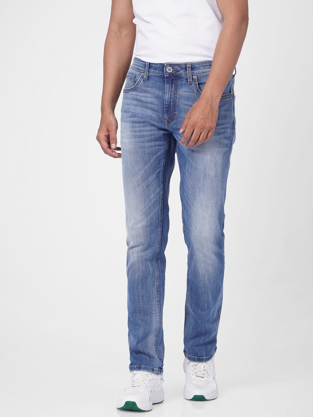 Light Blue Low Rise Tim Anti Fit Jeans