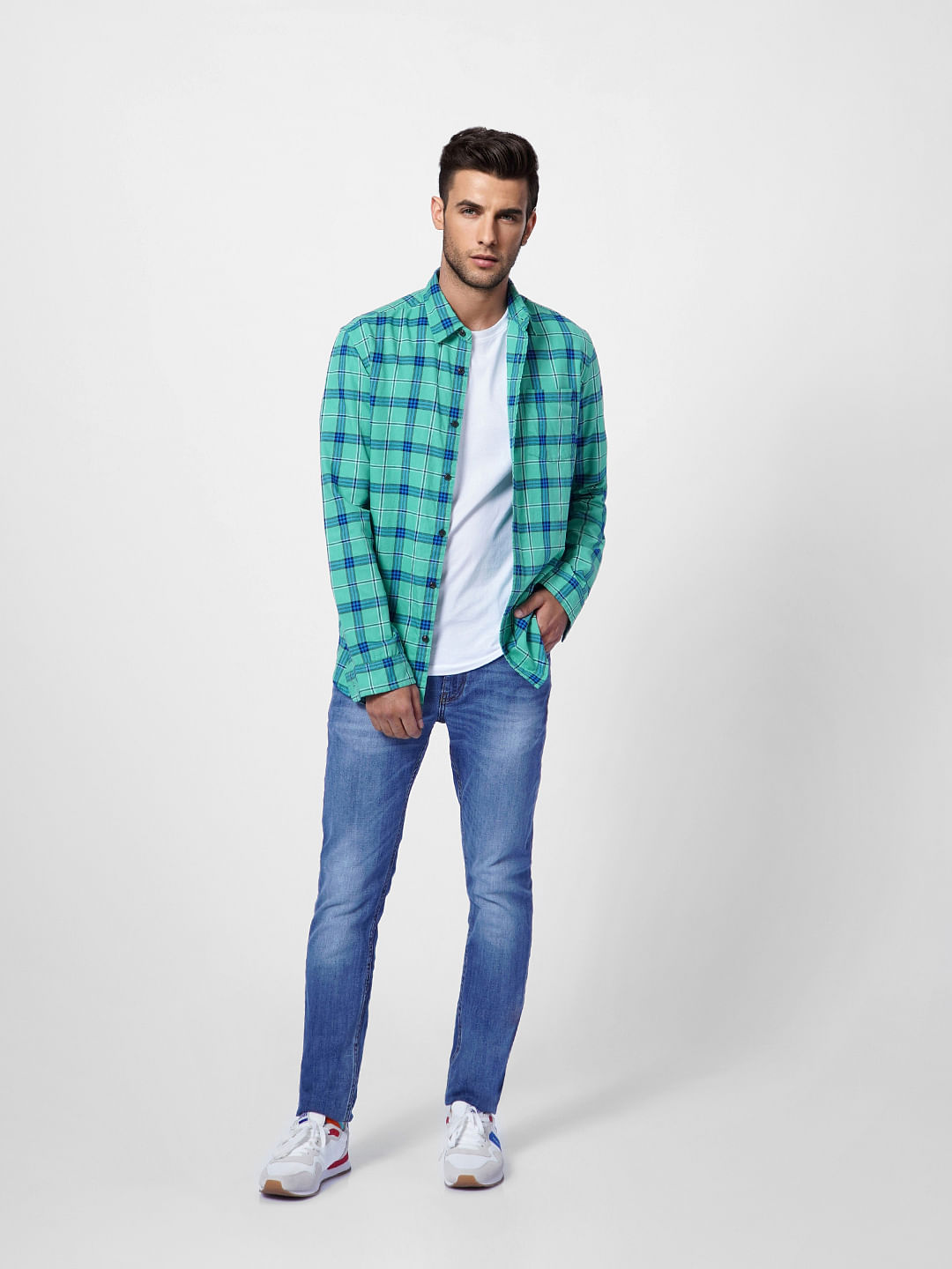 Light Blue Low Rise Washed Ben Skinny Jeans - 28/30