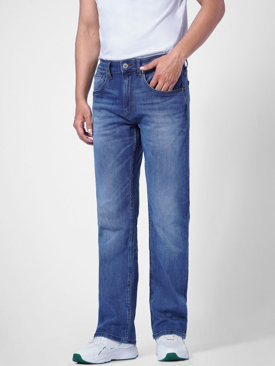 Blue High Rise Ray Bootcut Jeans