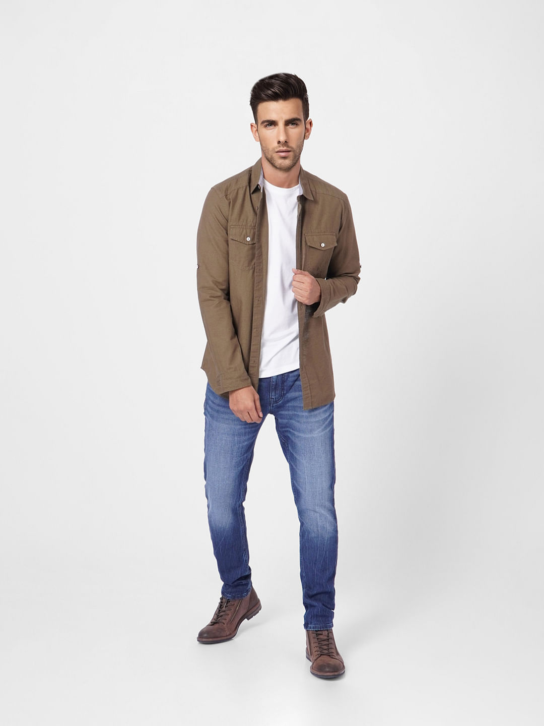 Blue Low Rise Washed Ben Skinny Jeans - 28/30