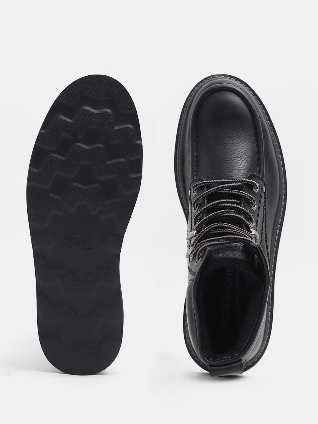 Black Premium Leather Boots