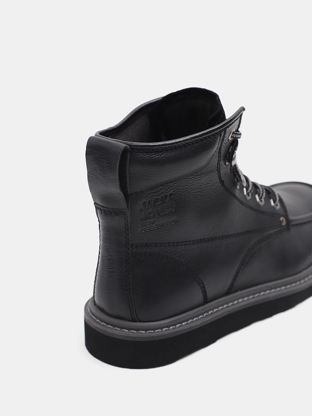 Black Premium Leather Boots