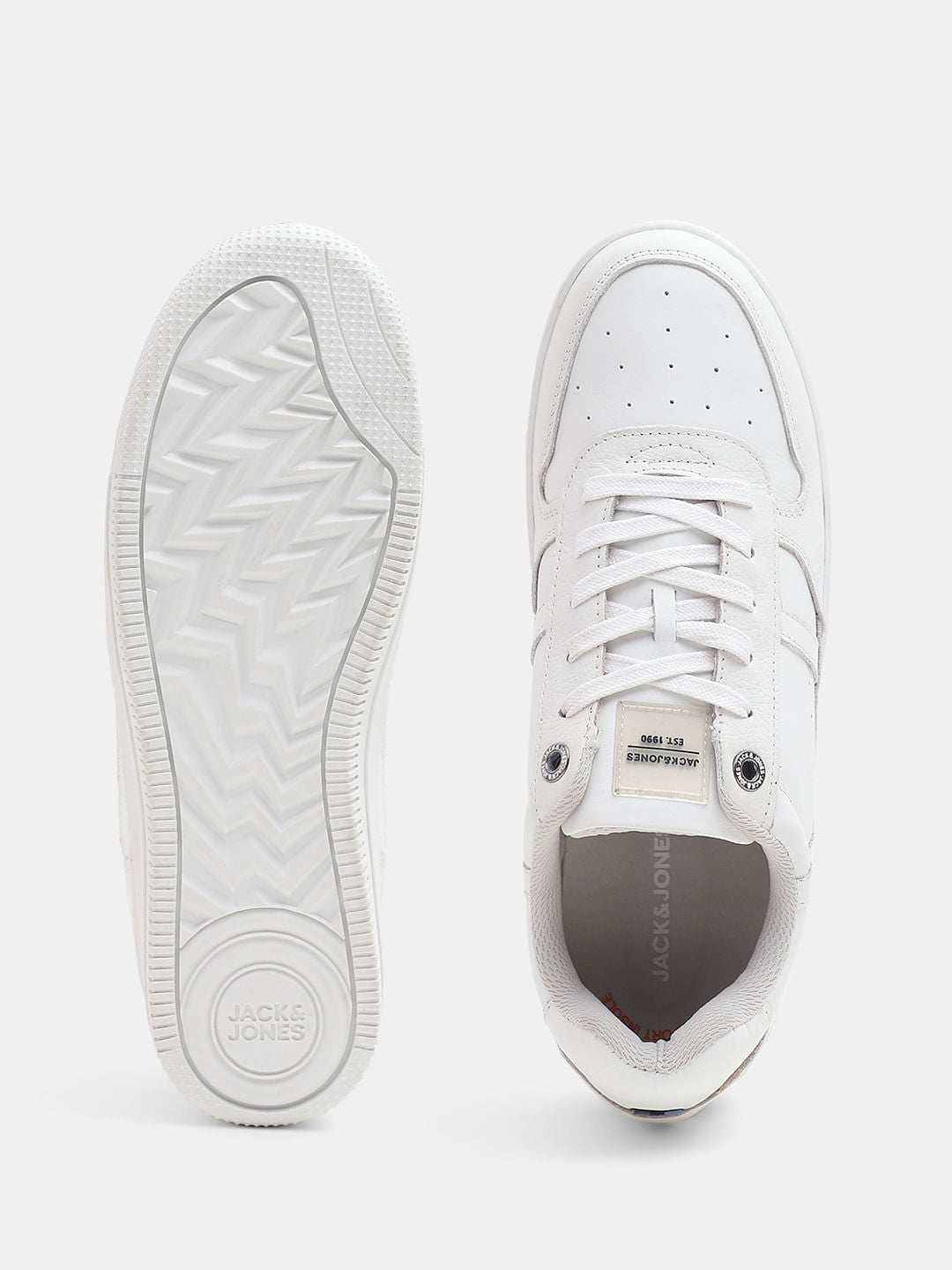White Premium Leather Sneakers