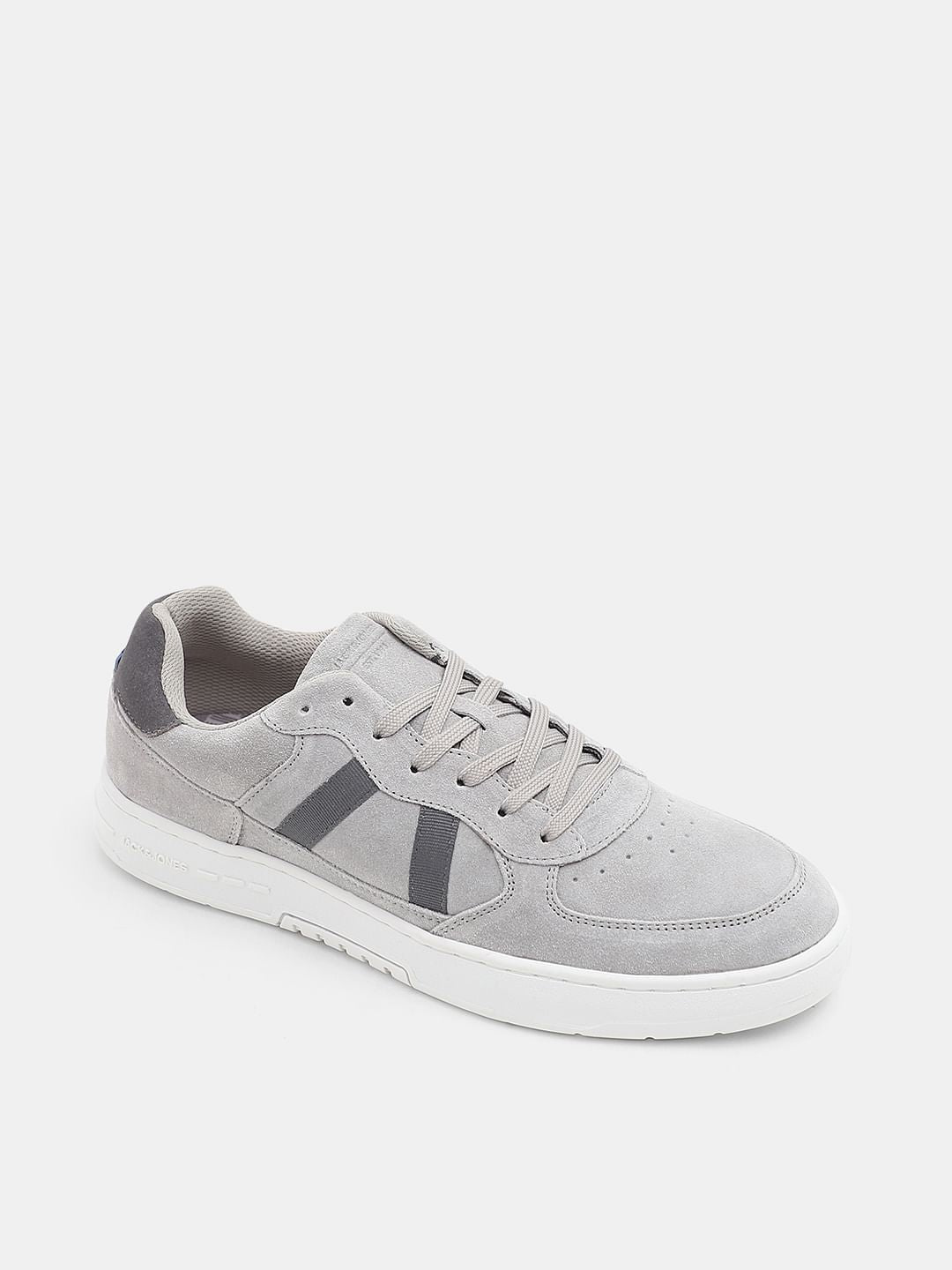 Grey Suede Classic Sneakers