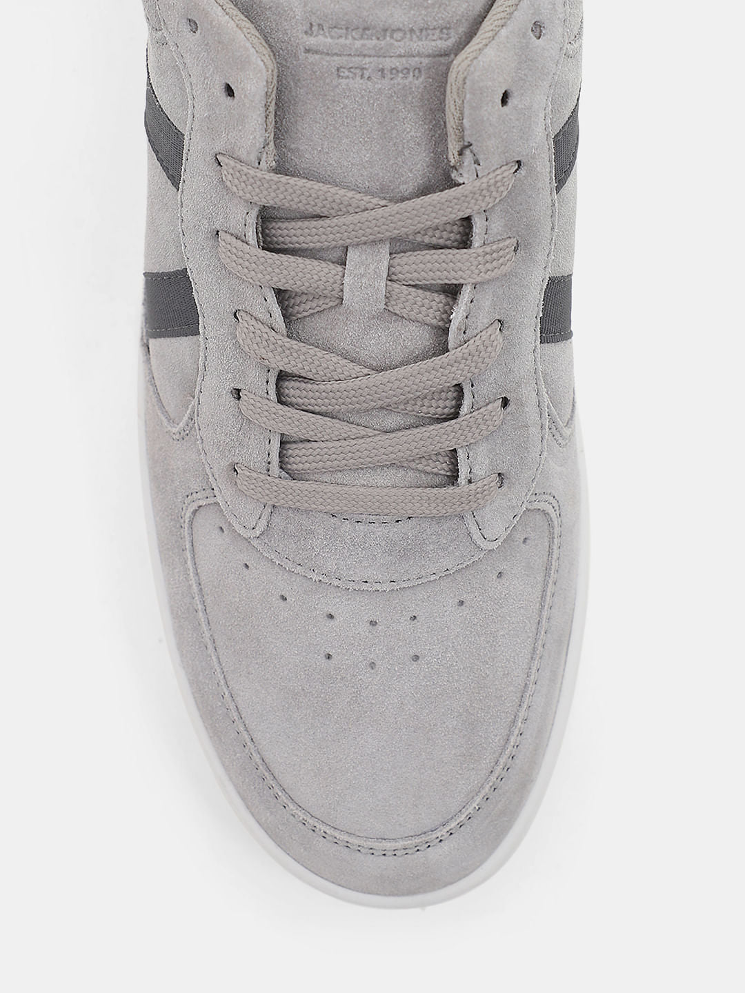 Grey Suede Classic Sneakers