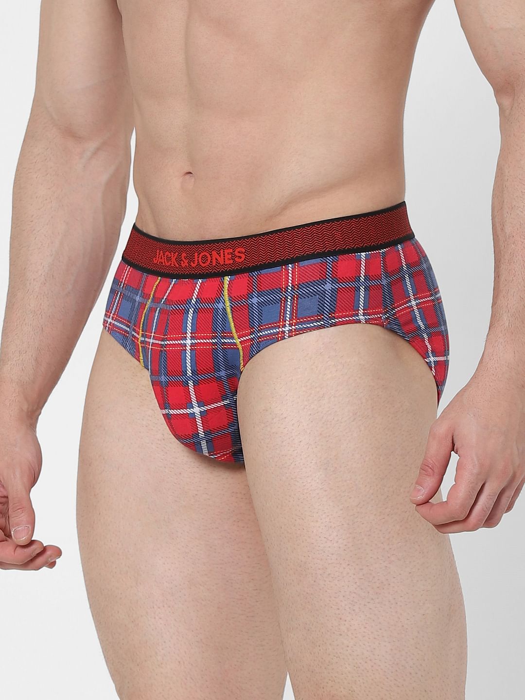 Red Check Briefs