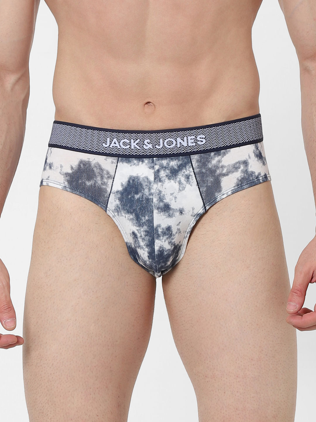 Blue Tie & Dye Briefs - S