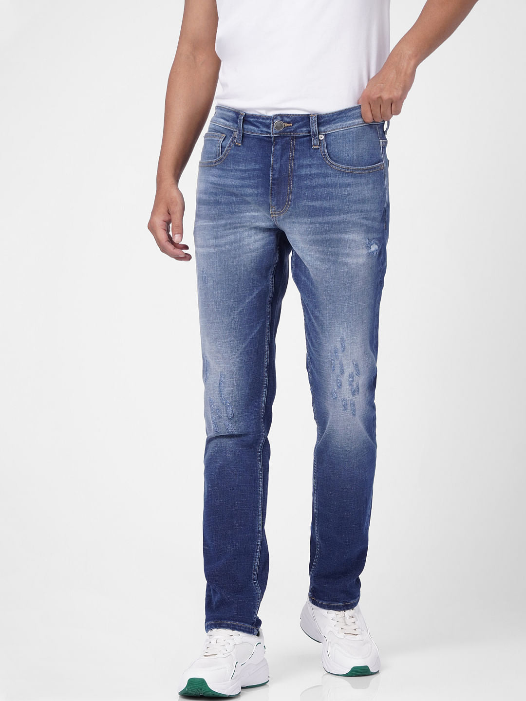 Light Blue Low Rise Glenn Slim Fit Jeans