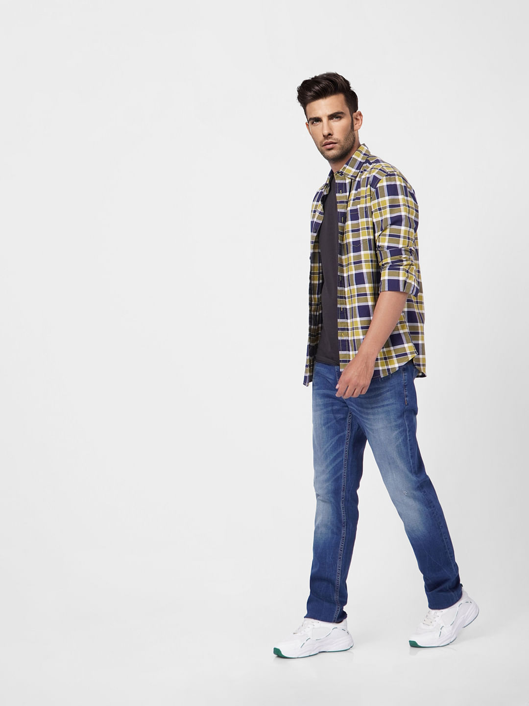 Dark Blue Low Rise Tim Anti Fit Jeans - 28/30