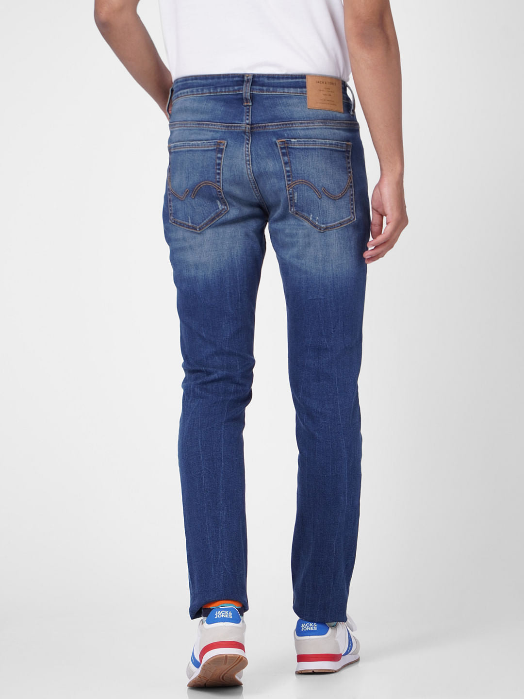 Light Blue Low Rise Distressed Ben Skinny Jeans
