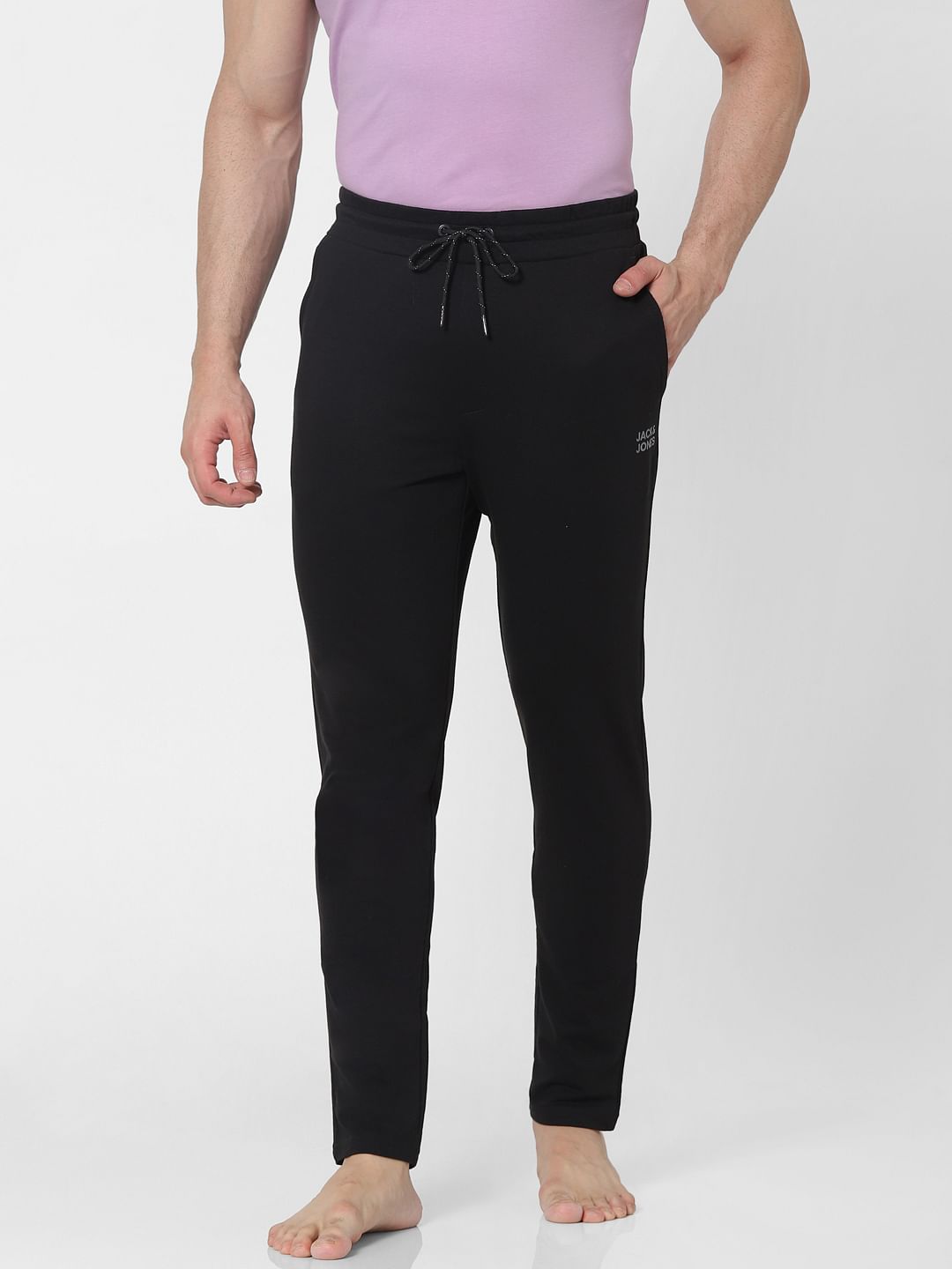 Black Drawstring Trackpants