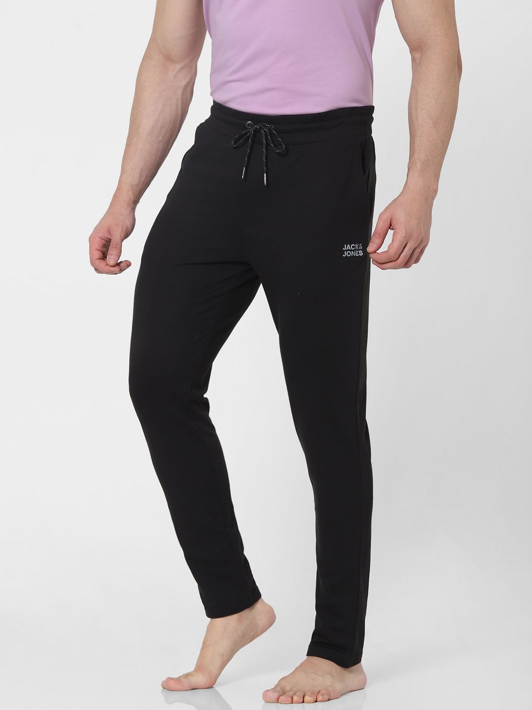 Black Drawstring Trackpants