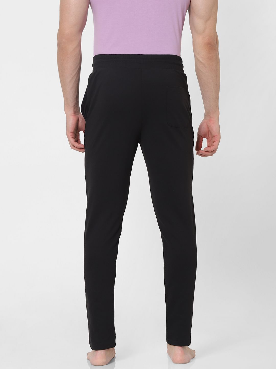 Black Drawstring Trackpants