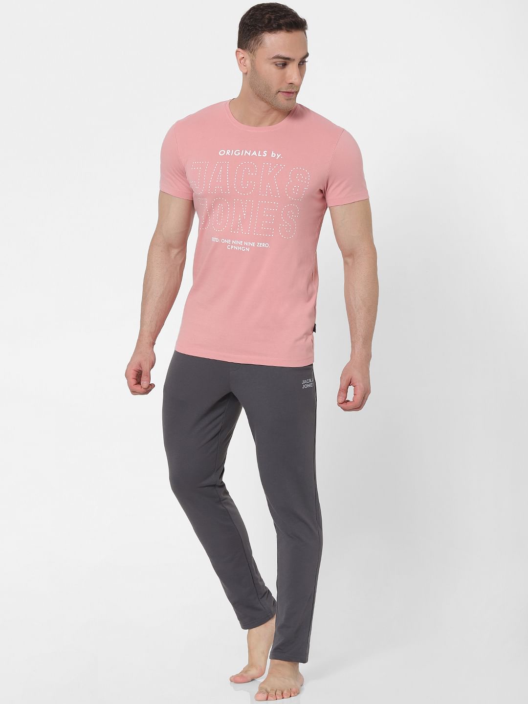 Grey Drawstring Trackpants - S