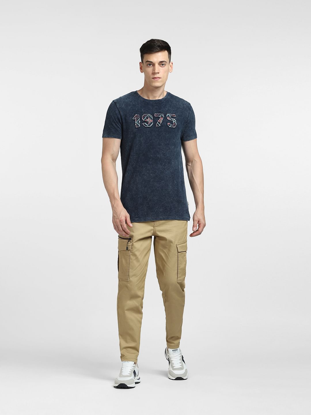Blue Washed Crew Neck T-shirt