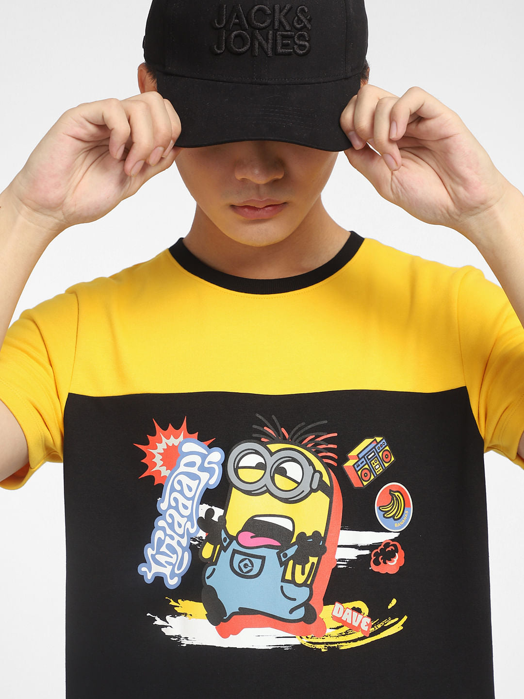 x Minion Yellow Colourblocked Co-ord T-shirt