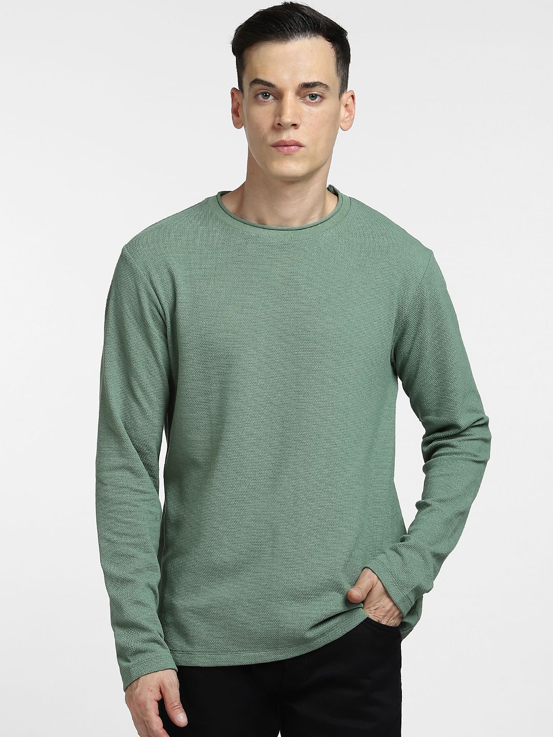 Green Crew Neck T-shirt