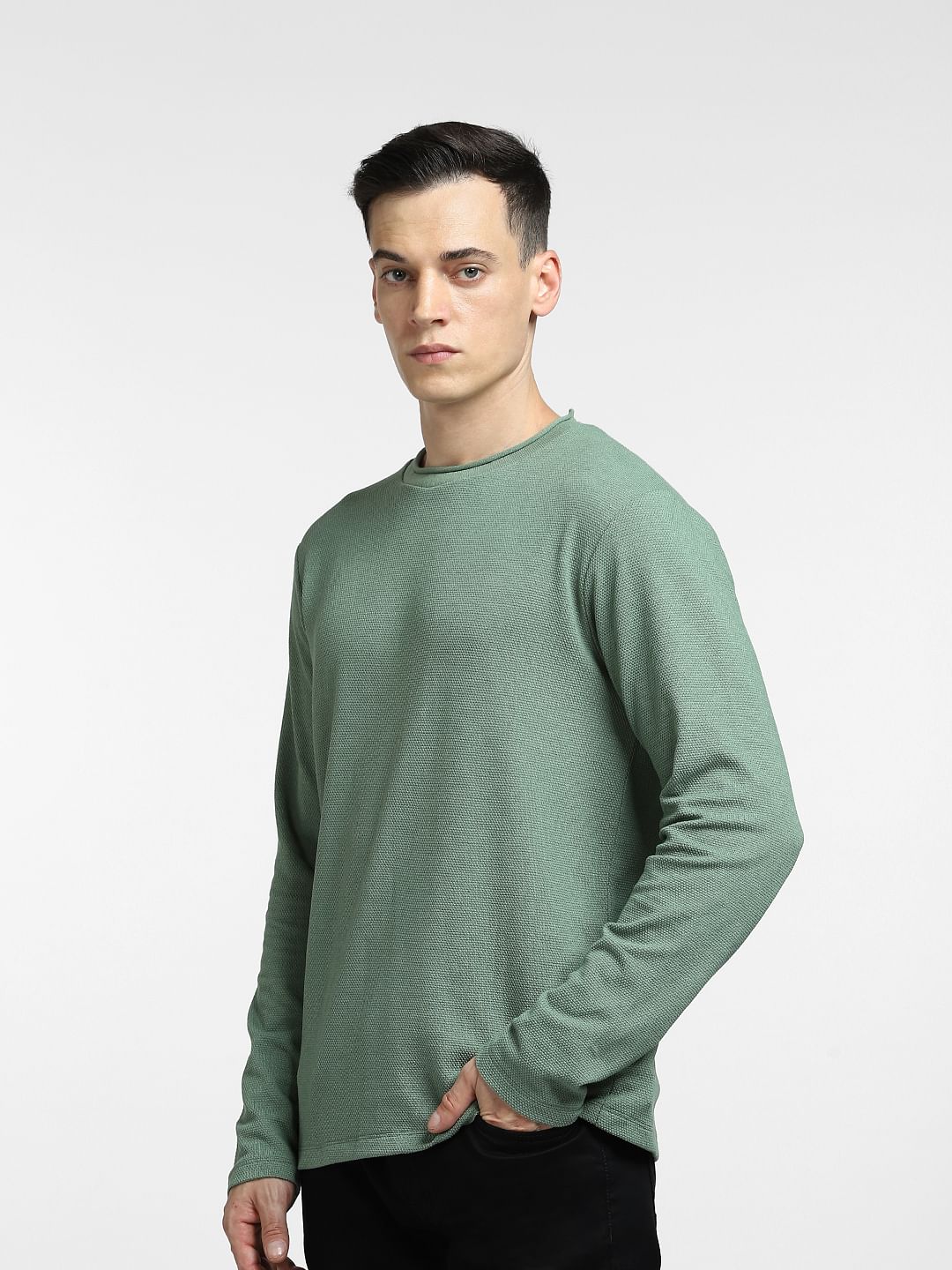 Green Crew Neck T-shirt