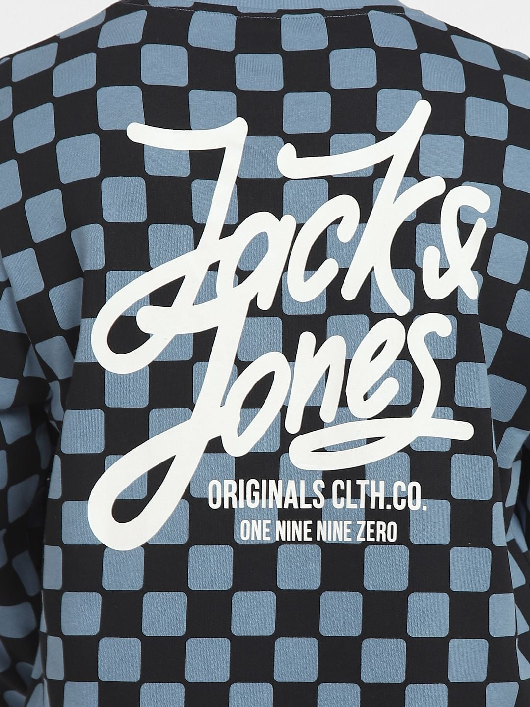 Blue All Over Print Sweatshirt