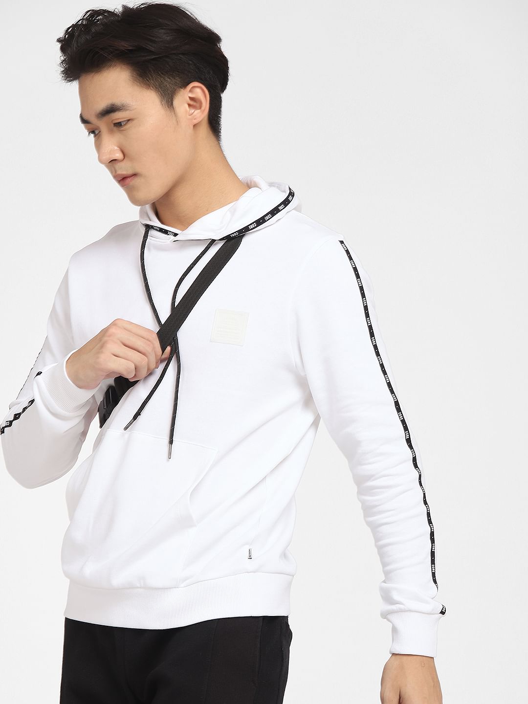 White Hooded Sweatshirt