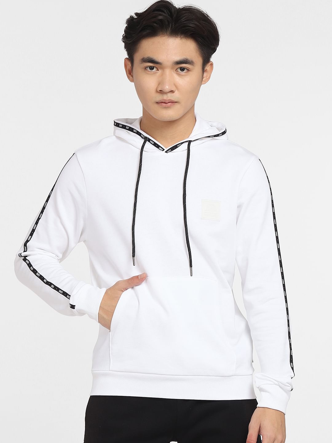 White Hooded Sweatshirt