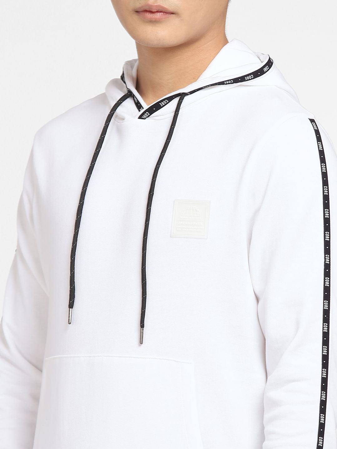 White Hooded Sweatshirt