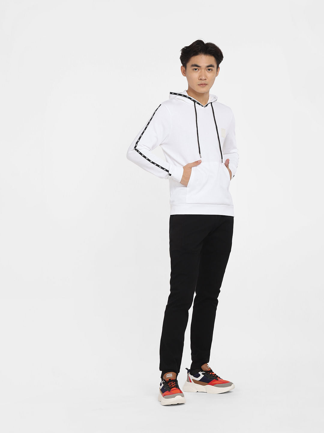 White Hooded Sweatshirt