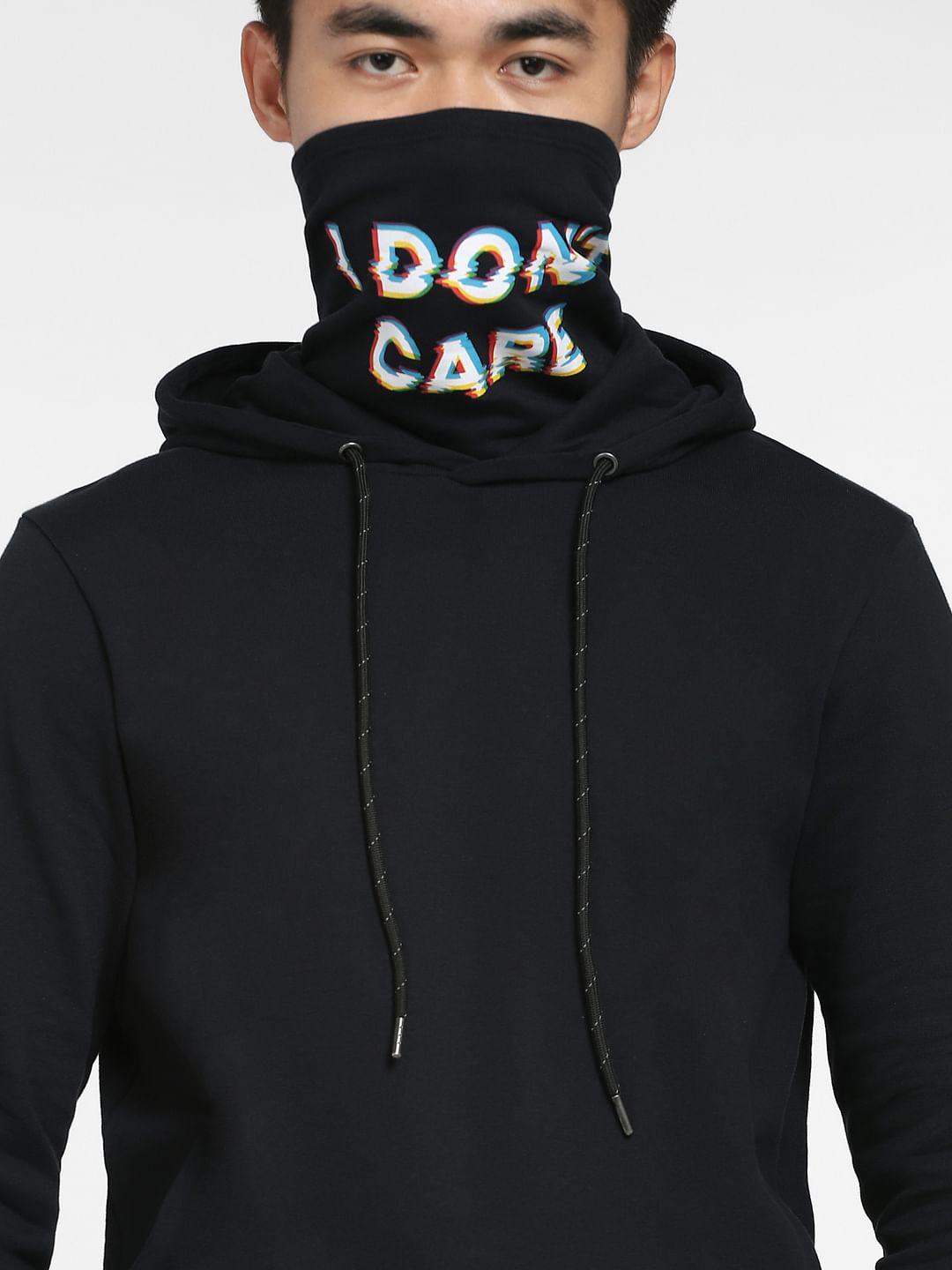 Black High Neck Sweatshirt