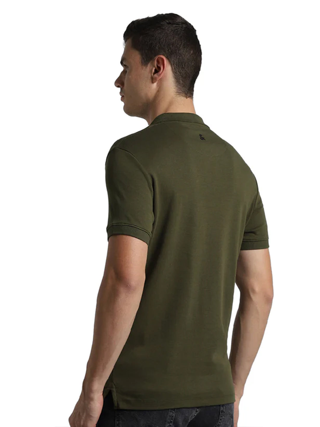 Green Cotton Polo