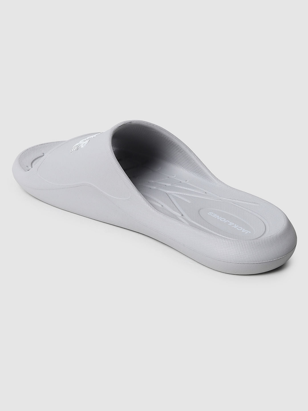 Grey Logo Print Sliders