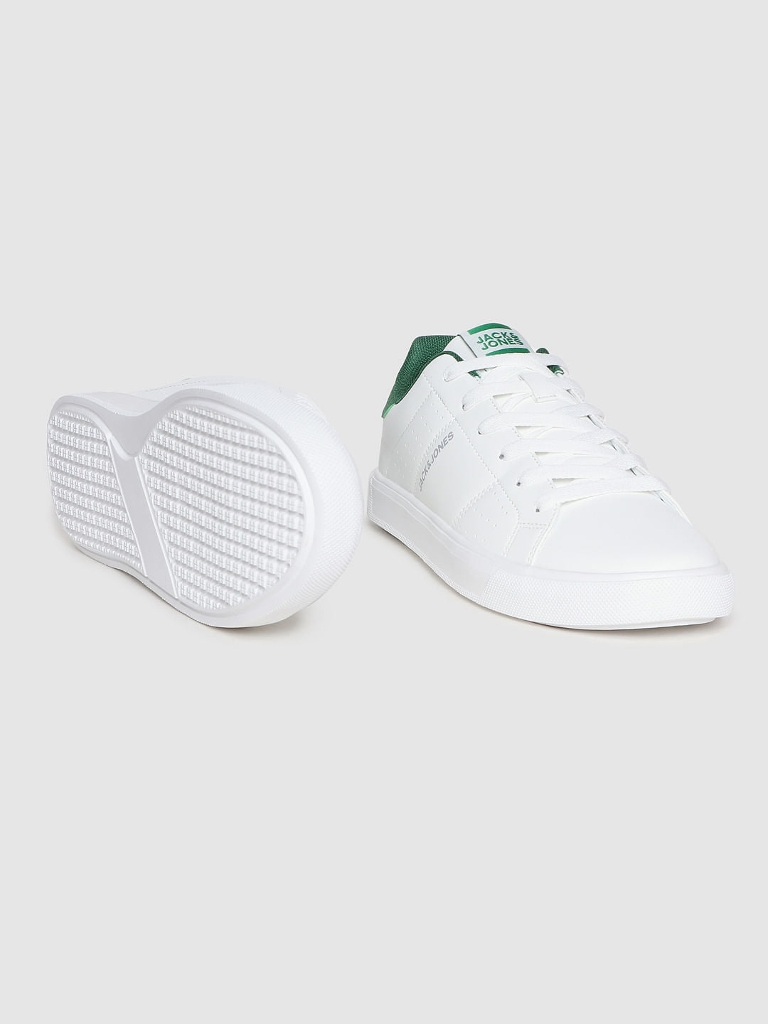 White PU Sneakers - 6