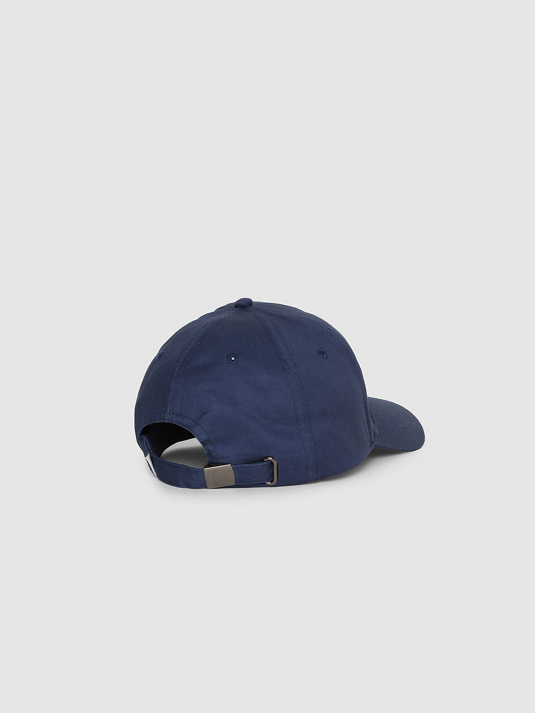 Blue Logo Print Baseball Cap